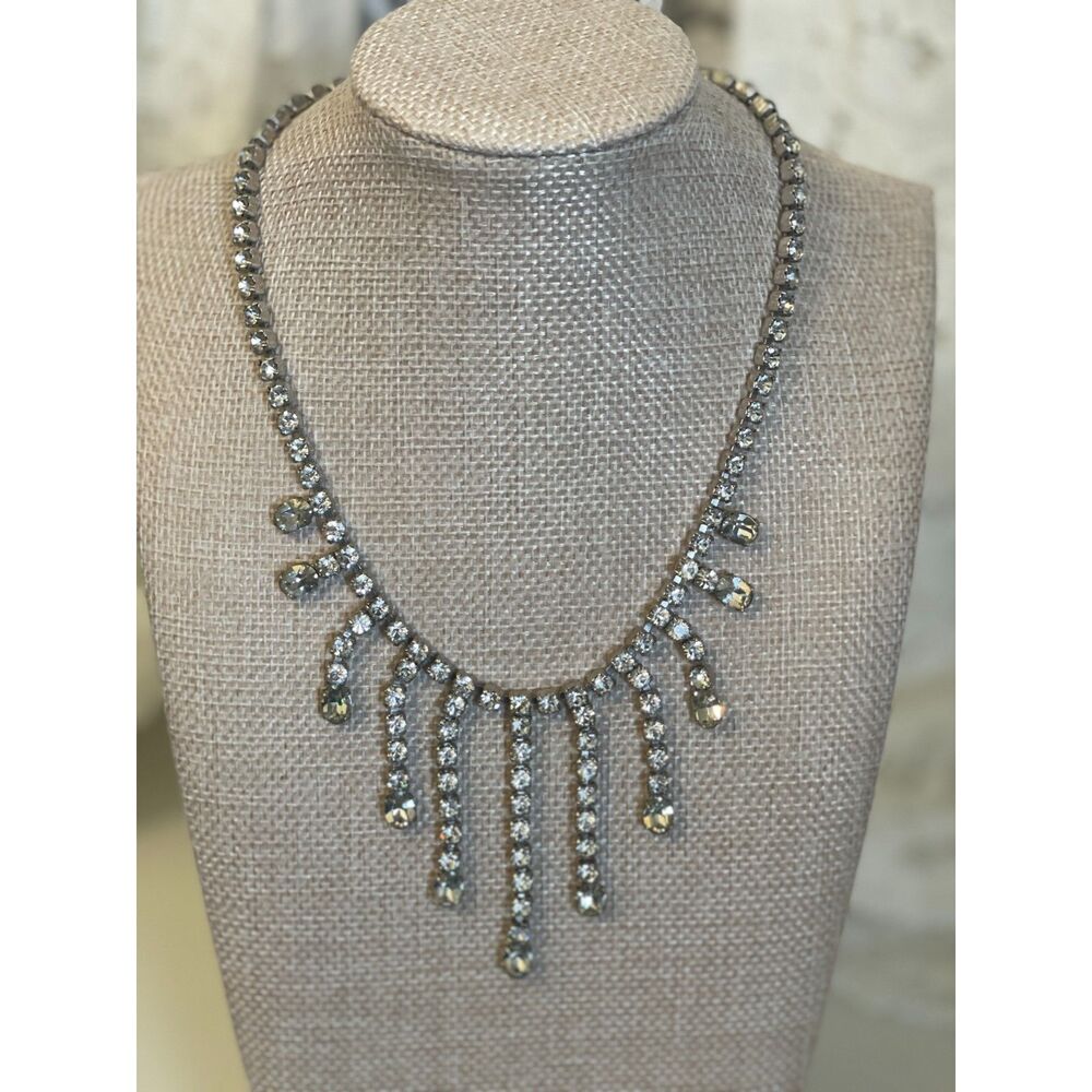 Rhinestone Sparkling Necklace – Bridal & Prom Statement Jewelry